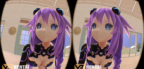  Hyperdimension Neptunia - Purple Heart in 3D SBS